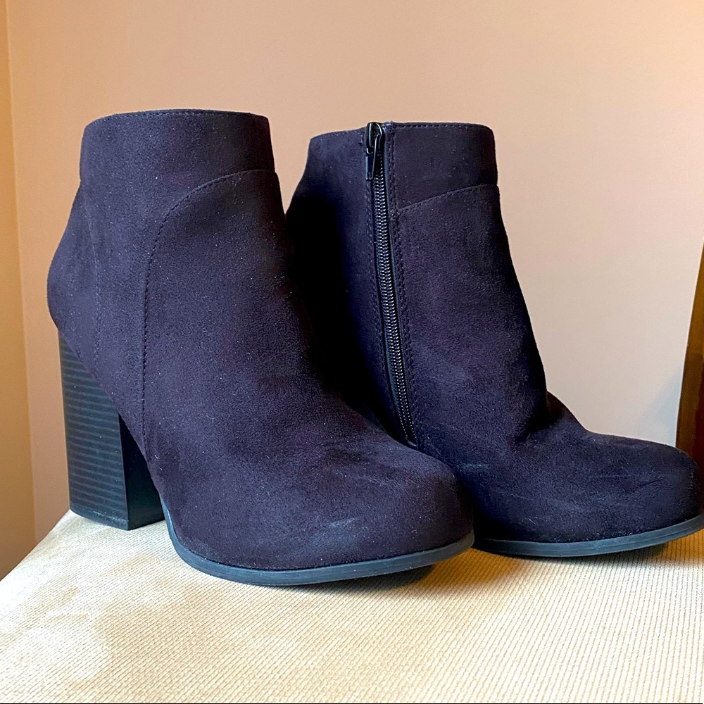 Chunky Heel Booties